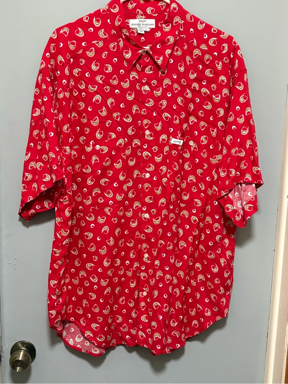 Vintage GUESS by Georges Marciano Button-Down Shirt – Size Large